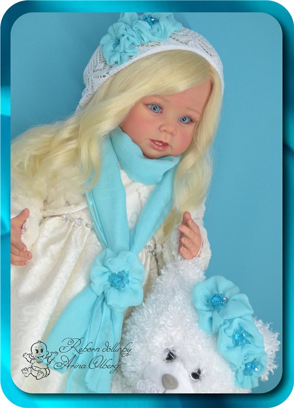 Моя бирюзовая ВАСИЛИСкА (молд Bonnie by Linda Murray)