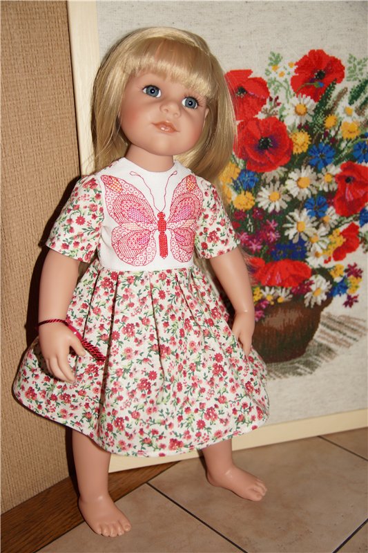 Вышивка на одежде — Одежда и обувь для кукол своими руками: фото (фото 7)