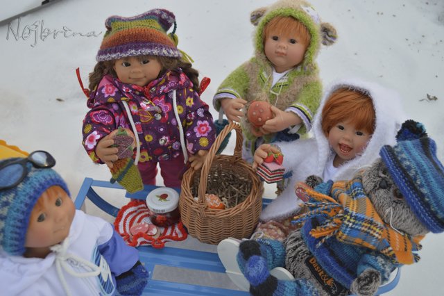 Двое в санках, не считая кота...Вихтели Rosemarie Anna Muller