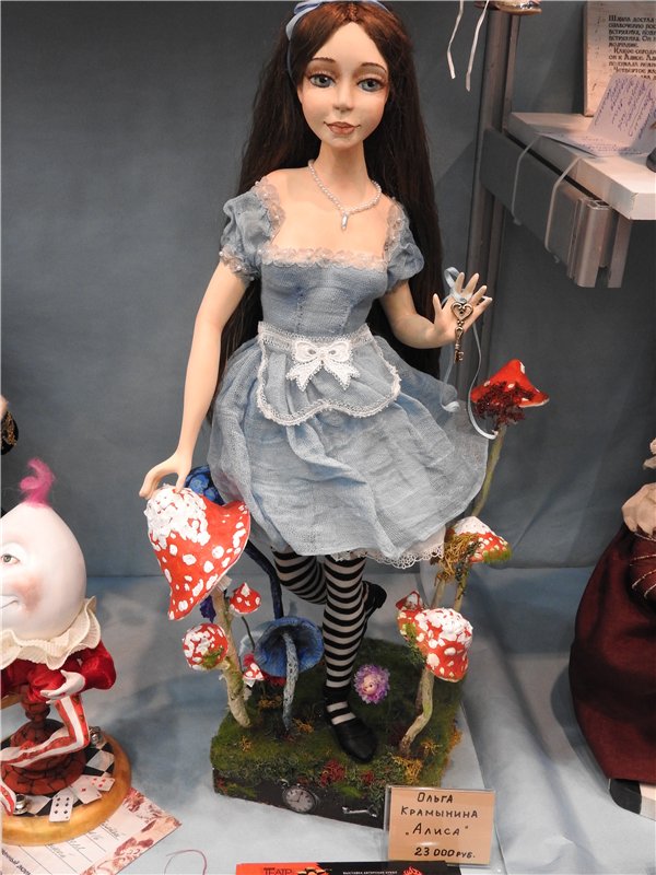 Экскурсия в страну чудес… Авторская кукла. Москва, Тишинка 2016