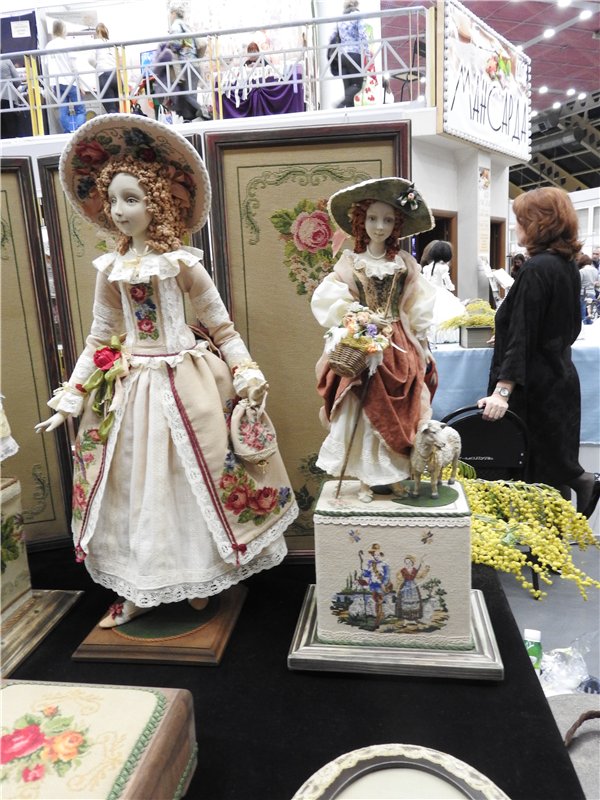 Экскурсия в страну чудес… Авторская кукла. Москва, Тишинка 2016