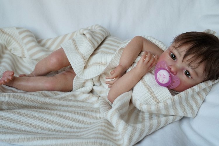 Addy, маленький воробушек. Кукла реборн Наталии Коноваловой (фото 5)