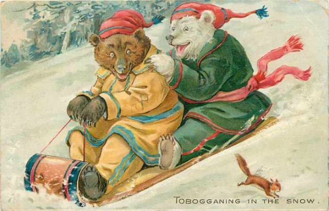 Немного прекрасного IV - старинные открытки Рождество (фото 6)