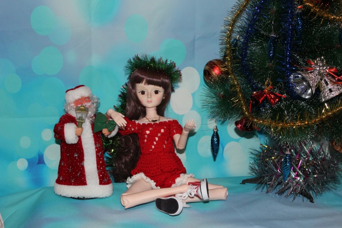 Кукла Лаура("Звезда подиума" 60 см) встречает Новый Год 2017 :) (фото 5)