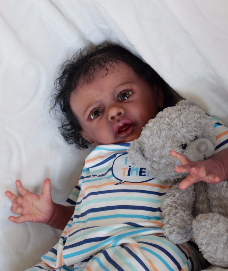 Элла,шоколадная конфетка. Кукла реборн Ольги Коновниной (фото 8)