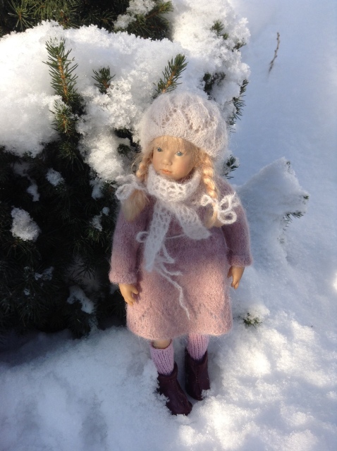 Зимняя фотосессия Сири. Siri mini club A. Himstedt (фото 2)