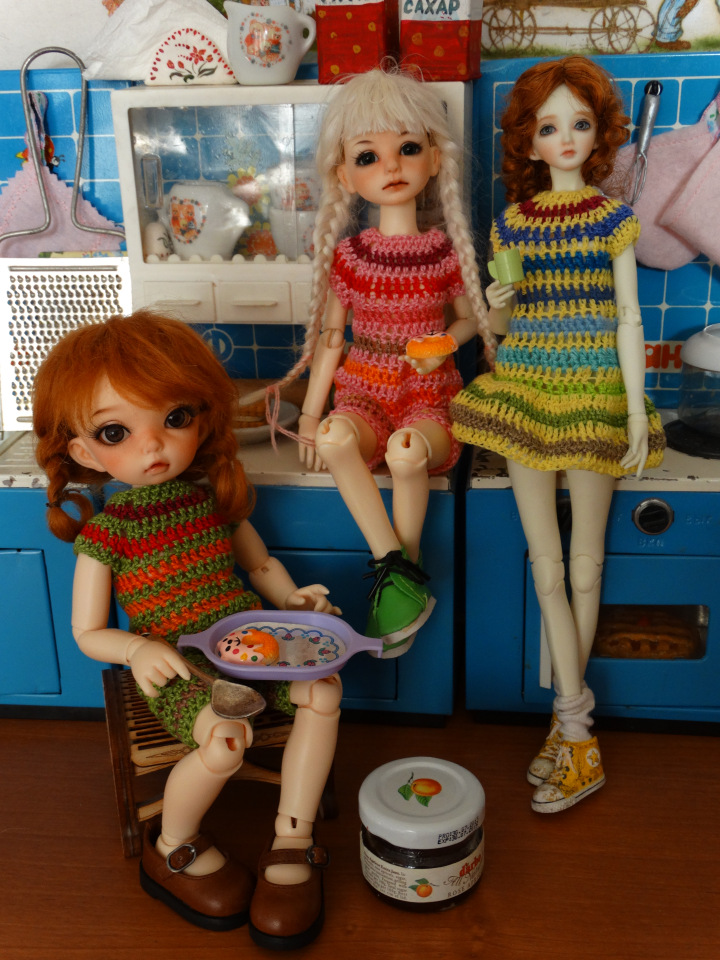 Девочки на кухне — Фотоистории с куклами BJD (БЖД): сериалы