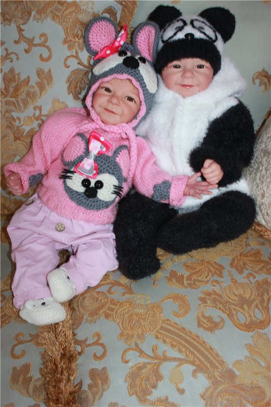 Сестренки-близняшки реборн (фото 10)