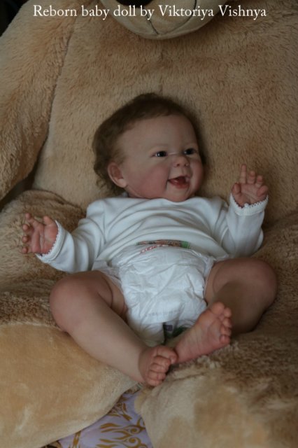 Мейзи... Куколка Реборн Виктории Вишни (фото 9)