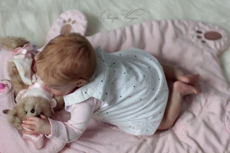 Моя Хлоя, мой любознательный Совенок, кукла реборн Олеси Венгер