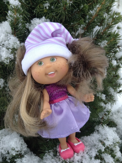 Зимняя фотосессия Копытки (Schalkau ) и капустки Лилочки Cabbage