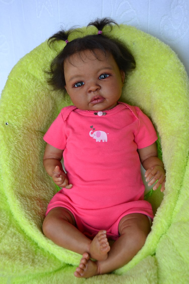 Экзотическая малышка Шаяночка. Куклы реборн Прохоровой Виктории (фото 5)
