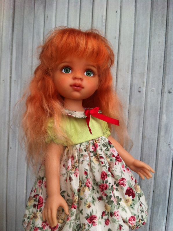 Рыжий, рыжий, конопатый — ООАК Paola Reina (Паола Рейна) и испанских кукол: перерисовка (фото 7)