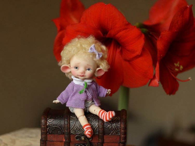 Маленькие мышки и большие прекрасные цветы (фото 5)