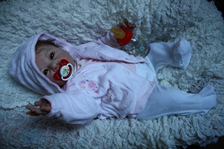 Кукла реборн. Малышка Юльхен, а для нас так просто Юленька (фото 5)