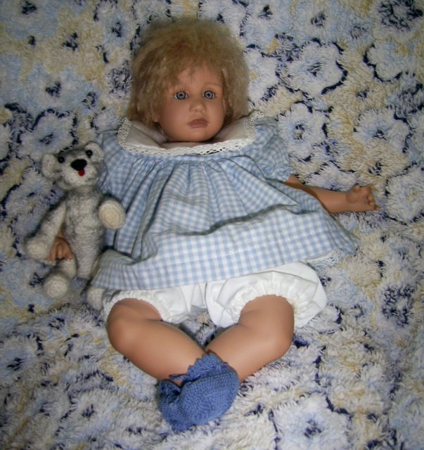 Коллекционная кукла от Ruth Treffeisen