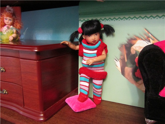 Маленькая история о маленькой девочке. Коллекционная кукла от Helen Kish (фото 8)