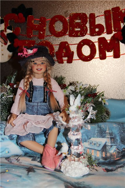 Новый год у Пуки и Лиллеморе от Annette Himstedt