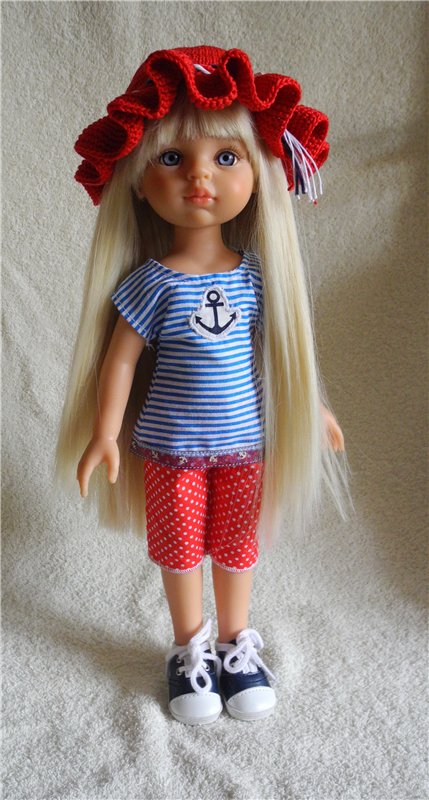 Опять морская тема — Одежда и обувь для кукол своими руками: фото (фото 6)