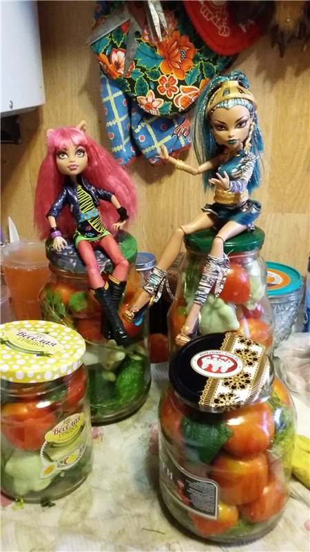 В гостях у бабушки ))) или яркое лето 2016 с девочками от Монстр Хай | Бэйбики В гостях у бабушки ))) или яркое лето 2016 с девочками от Монстр Хай