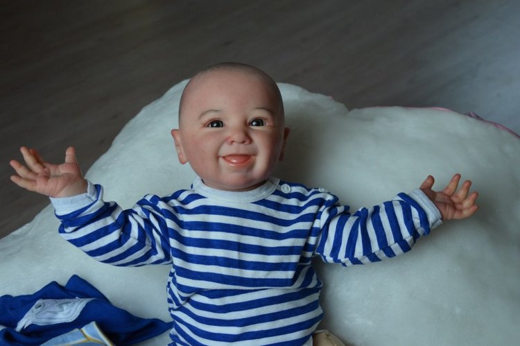 Малыш "Пойдем гулять!" — Куклы Реборн (Reborn): работы мастеров (фото 8)