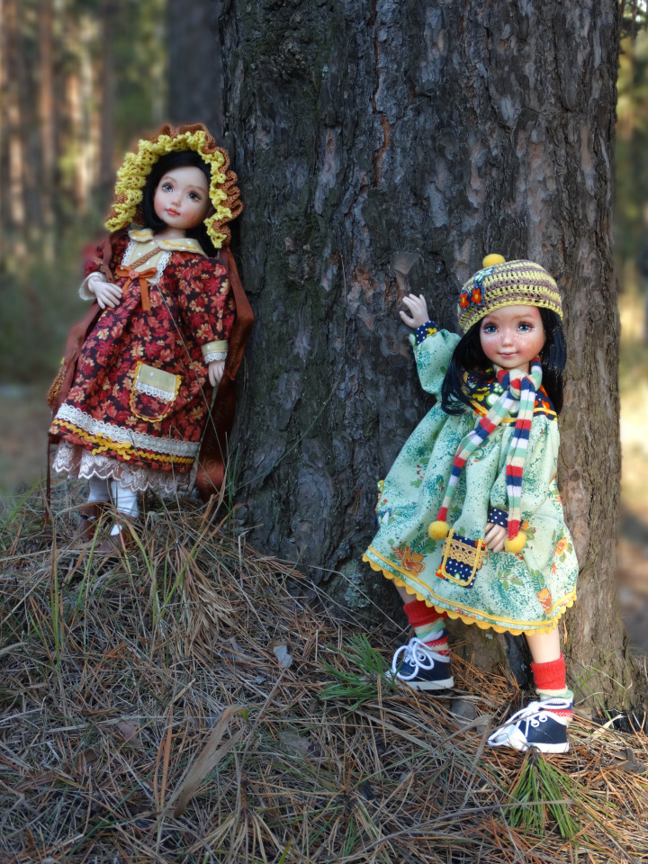 Любимые куколки Jolina в осеннем лесу
