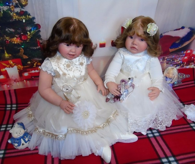 Кукла реборн из молда Ольги Ченской