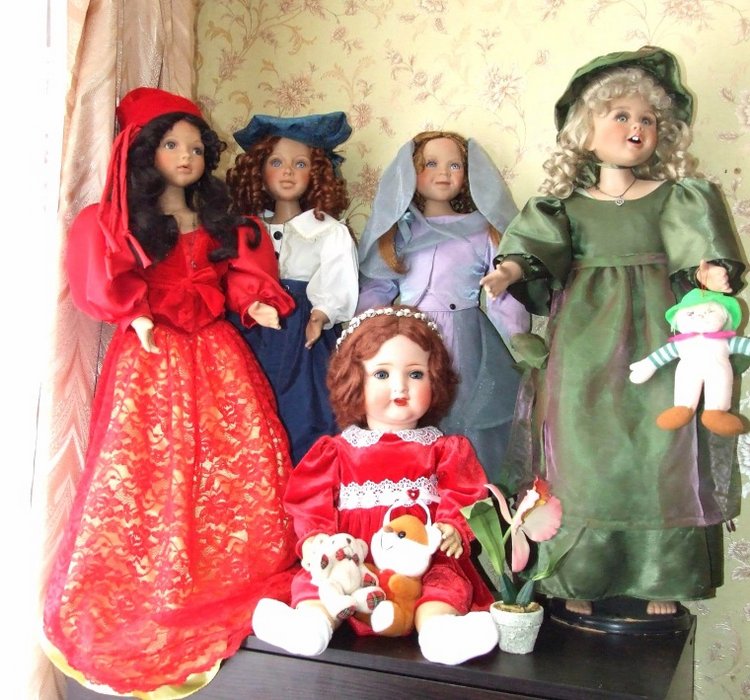 Наше новое фарфоровое великолепие - пополнение коллекции: куклы Rustie и Größle-Schmidt