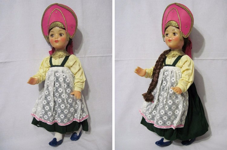 Фабрика 8 марта и серия "Куклы в старинных костюмах русских губерний"