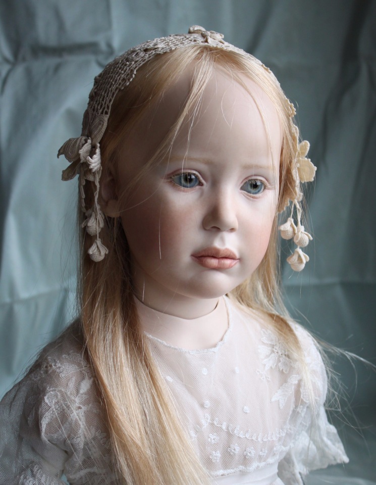 Процесс создания фарфоровых кукол - Джинн Гросс (Jeanne Gross). Часть третья: Стефани (Stephanie). Вишенка на торте