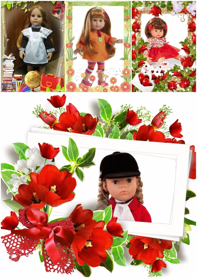 Магнитики для холодильника с куколками Готц