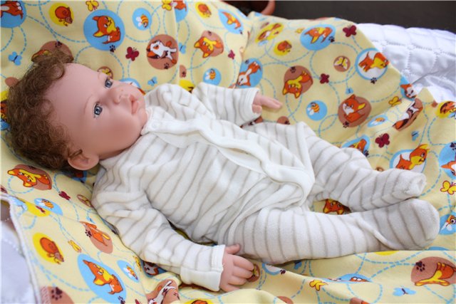 Приехала моя кудряшка Молли (Breath of Life Babies от Lee Middleton ) (фото 4)