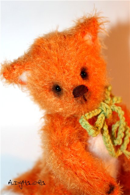 Маленький лис. Игрушка вязанная крючком (фото 2)