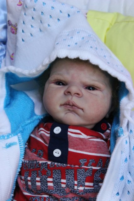 Серьезный малыш.Куклы реборн Преображенской Светланы