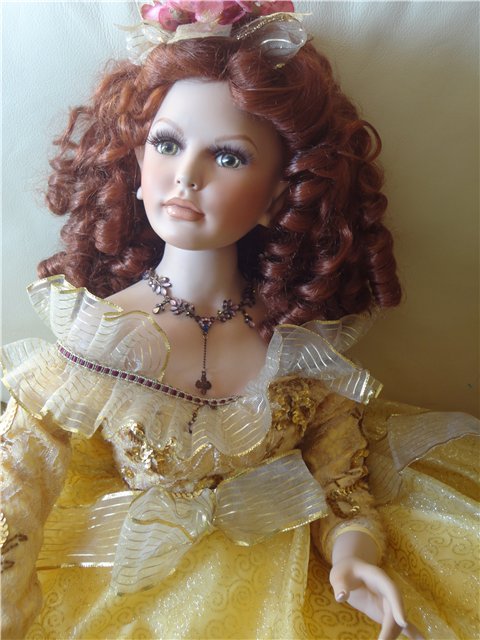 Ты провинилась...красотою! А это редкое богатство! Фарфоровая кукла Donna Rubert - София