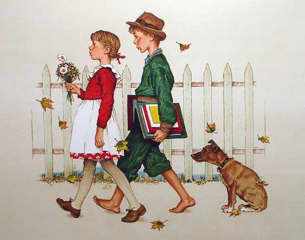 Марк Твен американской живописи. Лиричная и живая старая Америка Нормана Роквелла