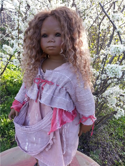 Шоколадная девочка Натитти от Annette Himstedt (фото 5)