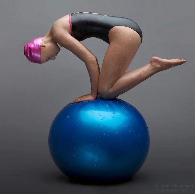 Кэрол Фейерман, Carole Feuerman: потрясающие произведения скульптуры мокрых людей (фото 3)