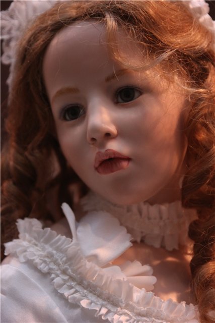 Hilderard Gunzel на выставке "Искусство куклы" в Гостином дворе