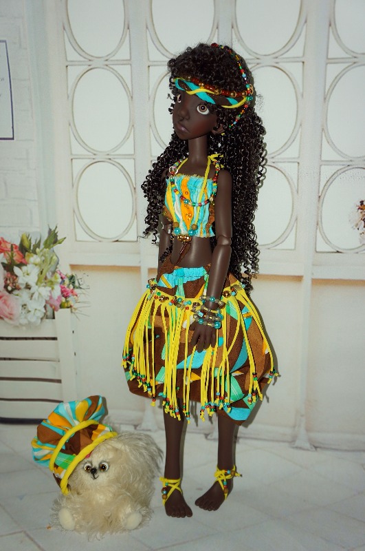 Путешествие в сказочную страну Туземию. Пеппилота, кукла Kaye Wiggs (фото 6)