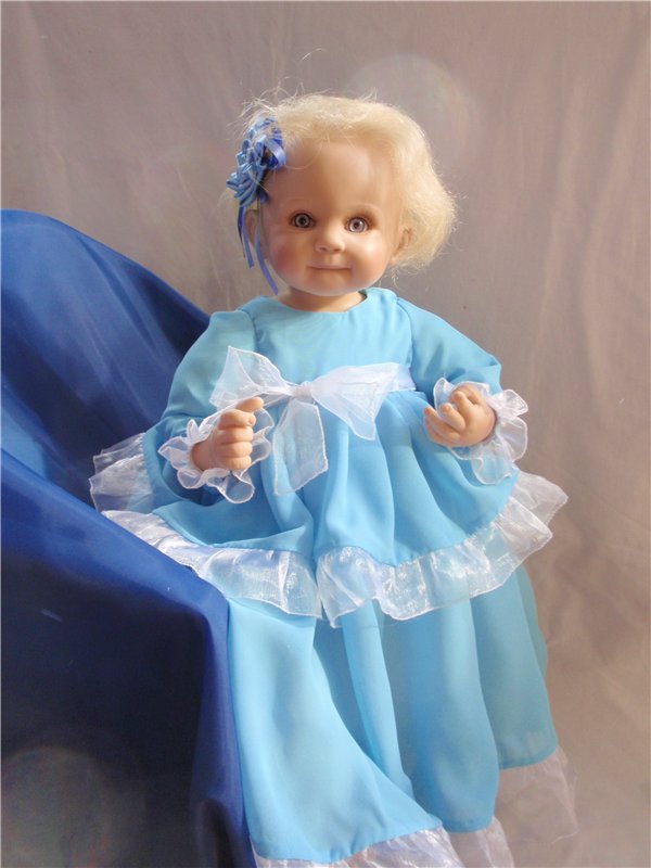 Платье для Ланочки — Одежда и обувь для кукол своими руками: фото (фото 8)