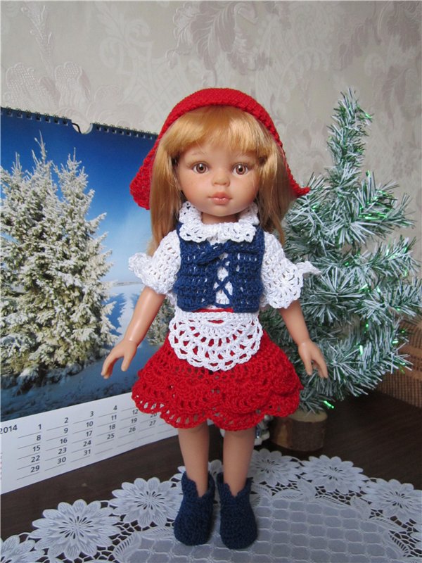 Обновки под ёлочку — Одежда и обувь для кукол своими руками: фото (фото 2)