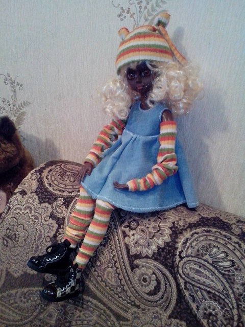 Наряд а-ля "Пеппи Длинный чулок" для "Звезды Подиума" (фото 6)