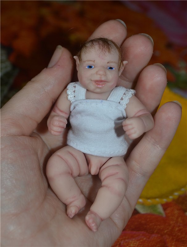 Эльфик, мини кукла ООАК Медведевой Ольги (фото 3)