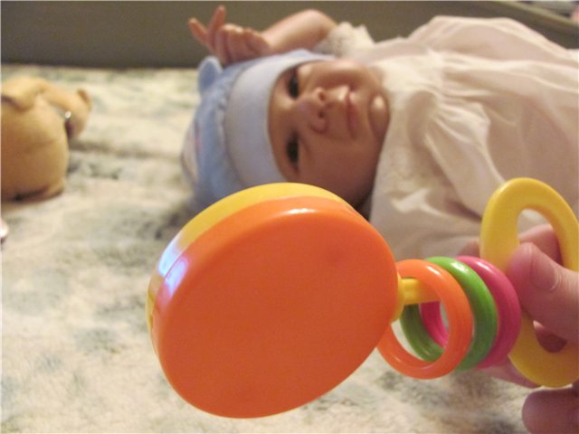 Моя принцесска Евангелинка - нам 1 месяц. Кукла реборн:) (фото 7)