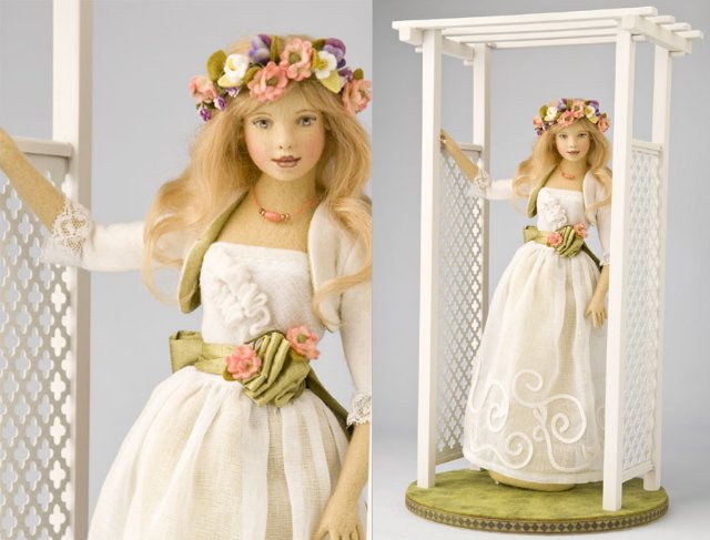 Валянные куклы из шерсти Мэгги Яконо, Maggie Iacono dolls