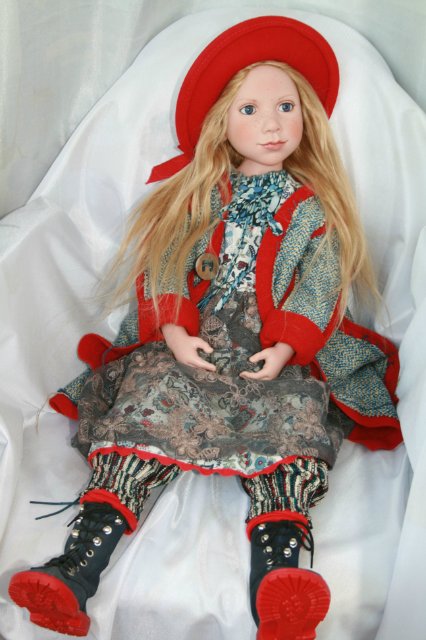 Коллекционные куклы Цвергназе из коллекции 2010 года - Олив и Марошка (фото 4)