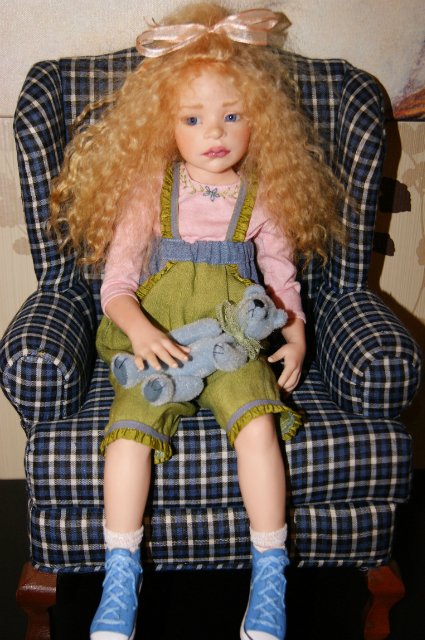 Dale Zentner - OOAK характерная куколка на диванчике (фото 4)