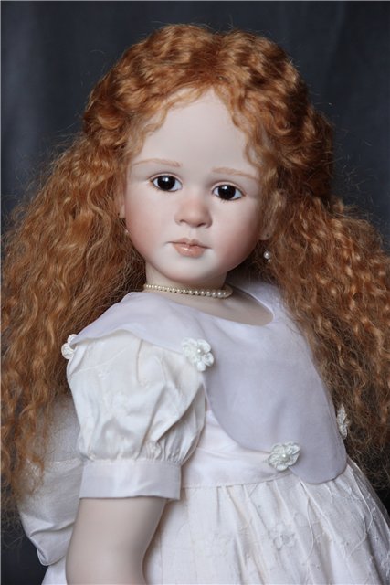 Фарфоровая девочка Фи (Fee) и её мишка Фернандо. Рут Триффайзен (Ruth Treffeisen)