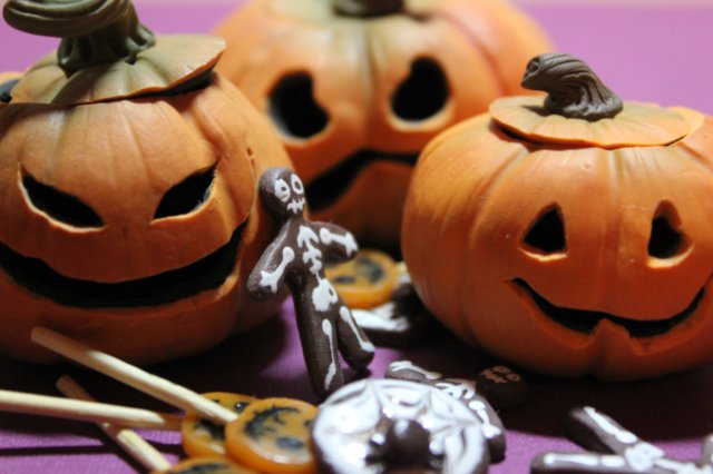 На носу что? Хэллоуин. Миниатюра для кукол (фото 9)